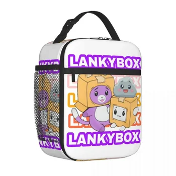 Rajzfilm Lankybox Szigetelt Ebéd Táskák Nagy Kapacitású Aranyos Rocky Foxy Étkezés Konténer Hűtőtáska, Tote Ebéd Piknik Élelmiszer Táskák