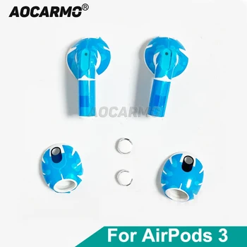 Aocarmo Apple AirPods 3 A2565 A2564 Fülhallgató Ház Teljes Körű Burkolata Bal-Jobb Shell Javítás Csere Rész