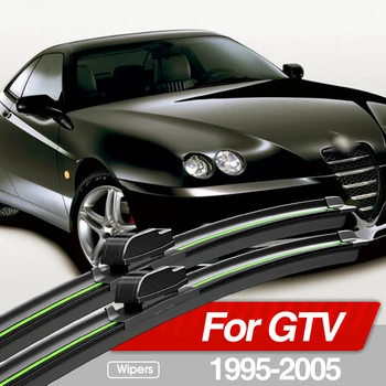 Az Alfa Romeo GTV 916 1995-2005 Első Szélvédő Ablaktörlő lapátjai 2db Szélvédő Ablak Kiegészítők 1996 1998 2002 2003 2004