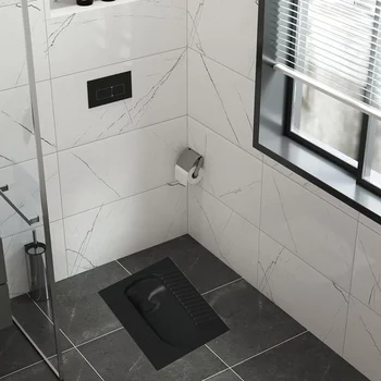 Rejtett víztartály, teljesen automatikus intelligens érzékelő flush guggolós wc, rejtett fali flush víztartály, guggolva