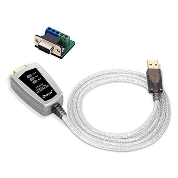 Dtech USB-RS422 RS485 Soros Port Adapter Kábel FTDI Chipset 5 Pozíció Terminál Fórumon Windows 10 8 7 XP, Mac,4 Méter