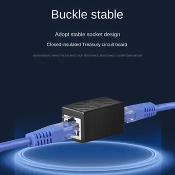 Csatlakozó Hálózati Extender Női Ethernet Csatoló Felület Gigabit Splitter Kapcsolókészülék az Internet Kapcsolat