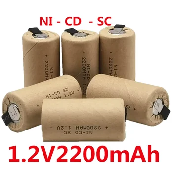 SC 1,2 v 2200mah Nicd Batterien Unter C Ni-Cd Akku Batteria für Elektroschrauber Bohrer szerszámok