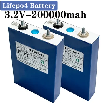 3.2 v 200Ah Lifepo4 Akkumulátor Minőségű Lítium-Vas-Foszfát a 12v Táborozók golfkocsi Off-Road napszél Yacht