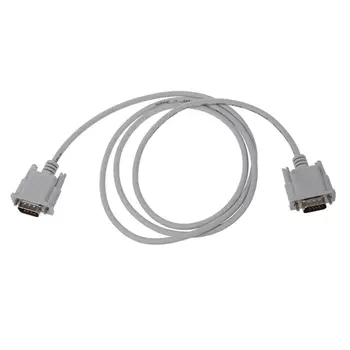 VGA DB15 Férfi-RS232 DB9 Pin Férfi Adapter Kábel / Video Grafikus Hosszabbító Kábel (Fehér, 1.4 M)
