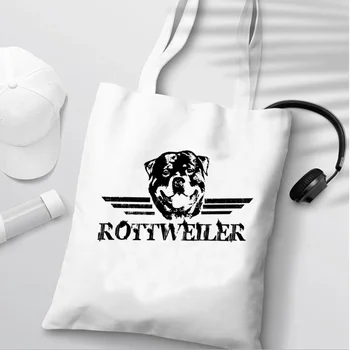 rottweiler bevásárló táska, öko juta zsák vásárolni, vászon bevásárló bevásárló táska szőtt nettó egyéni