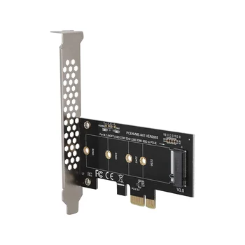 M. 2 PCIe Adapter, M. 2, PCI-E3.0 X1 bővítőkártya,M2-es SSD NGFF NVME(M -) Gombot, hogy a PCIe 3.0 x 1 Asztali PCI Express Slot