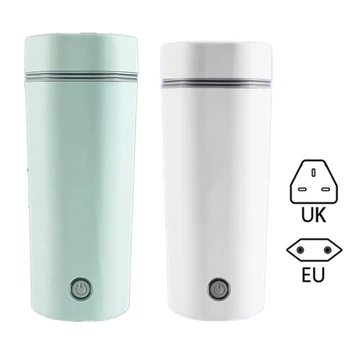 Hordozható Elektromos Vízforraló 350ML Mini Utazási Termosz Flaska UK/EU Plug 20 MILLILITERES