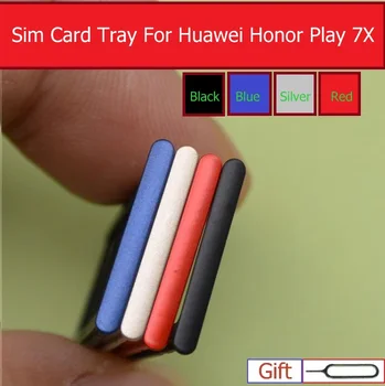 Valódi Memória & SIM-Kártya Tálcát tartó Huawei Honor Játék 7X BND-AL10 L21 L24 TL10 Sim &Micro sd kártyaolvasó Nyílás Csere