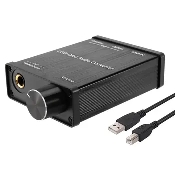 USB-Koaxiális S/PDIF Optikai, 3,5 mm-es/6.3 mm-es Fejhallgató-Átalakító USB DAC Digitális-Analóg Audio Converter for Windows XP