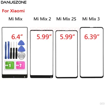 Érintse meg a Képernyő Első Üveg Lencse Xiaomi Mi Mix 2 2 3 LCD Kijelző Front Üveg Lencse Panel