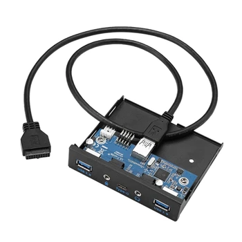 F3KE Megerősített USB3.0 Hajlékonylemez Elülső Panel Intelligens Chip Feldolgozás