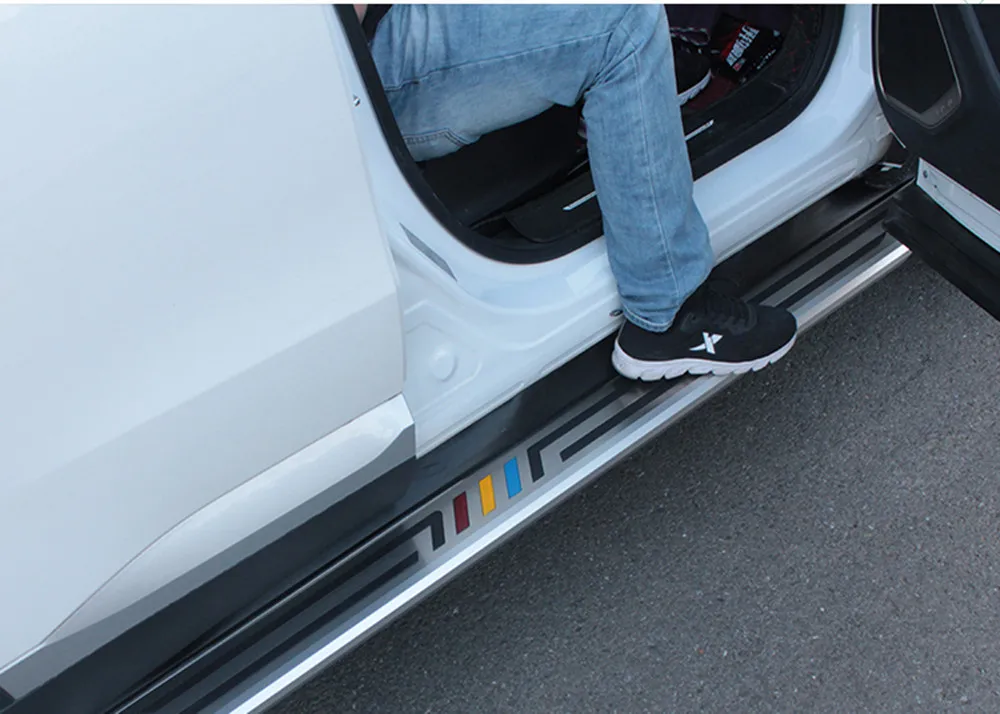 2db Illik a Honda HRV HR-V 2015-2021 Alumínium Fix Futó Testület Oldalon Lépés Pedál Oldalon Cső Nerf Bár . ' - ' . 2