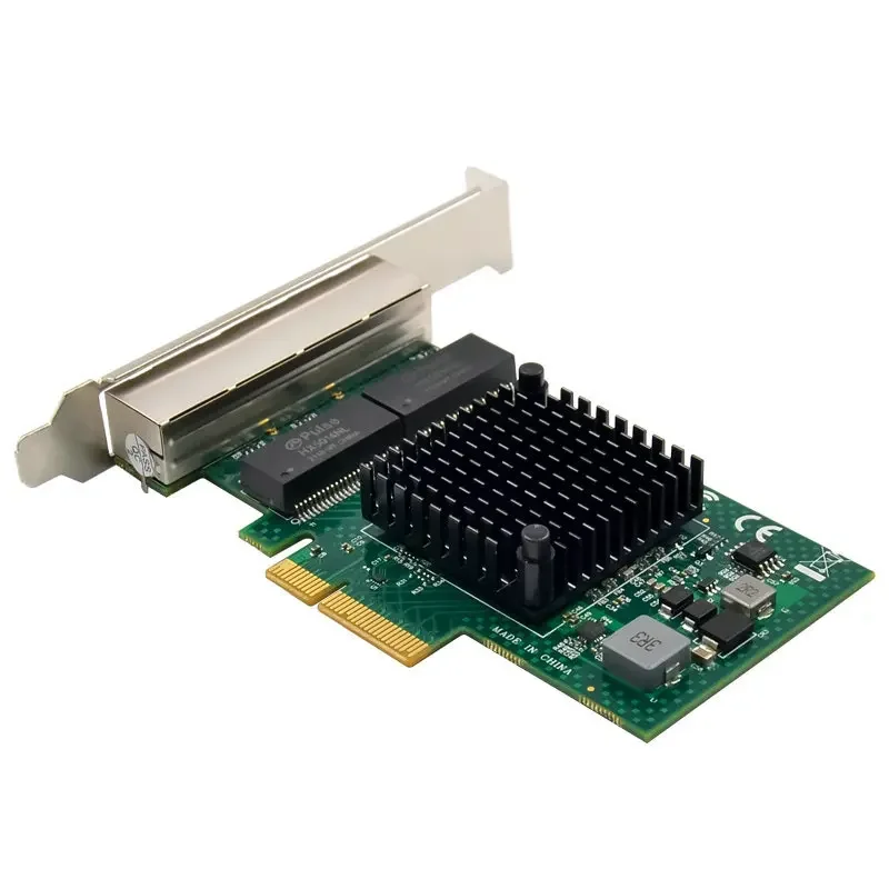 4-Server Port PCI-E Gigabit Ethernet kártya Asztali Számítógép BCM5719 puha útvonal csoport Összesítés . ' - ' . 1