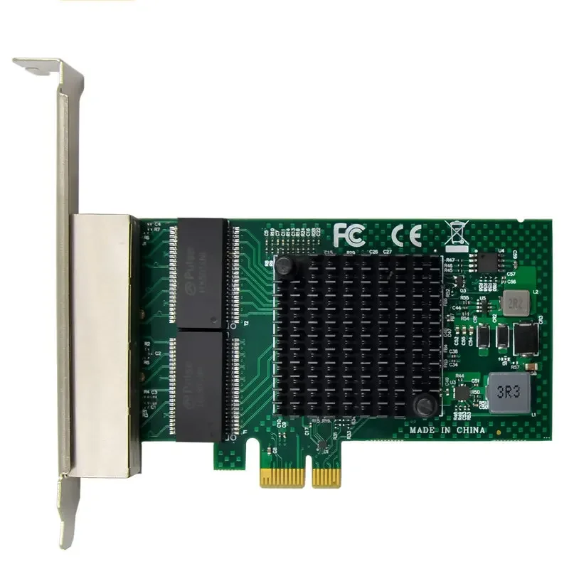 4-Server Port PCI-E Gigabit Ethernet kártya Asztali Számítógép BCM5719 puha útvonal csoport Összesítés . ' - ' . 2