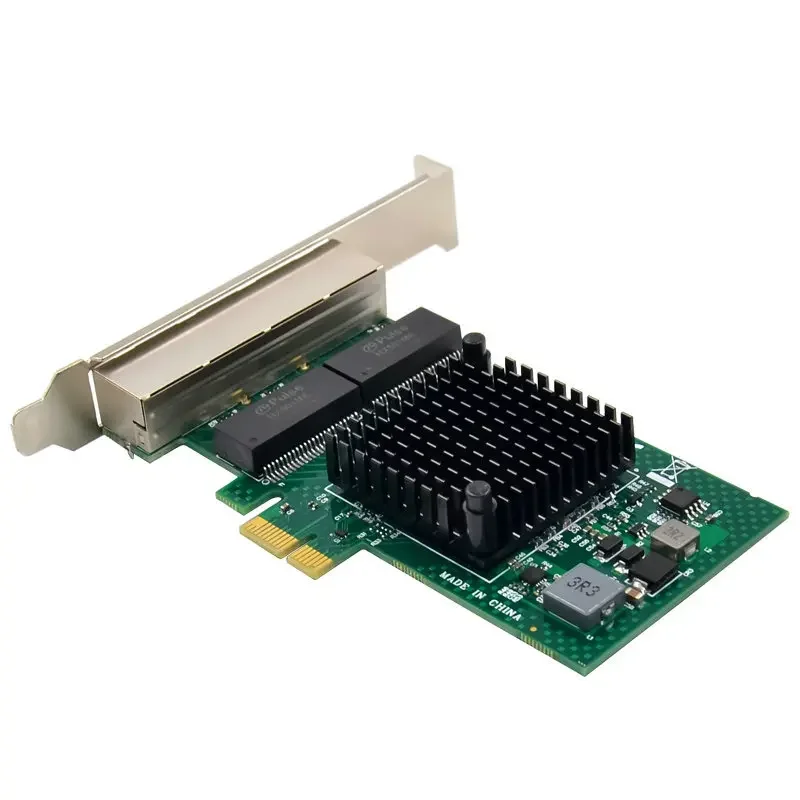 4-Server Port PCI-E Gigabit Ethernet kártya Asztali Számítógép BCM5719 puha útvonal csoport Összesítés . ' - ' . 3