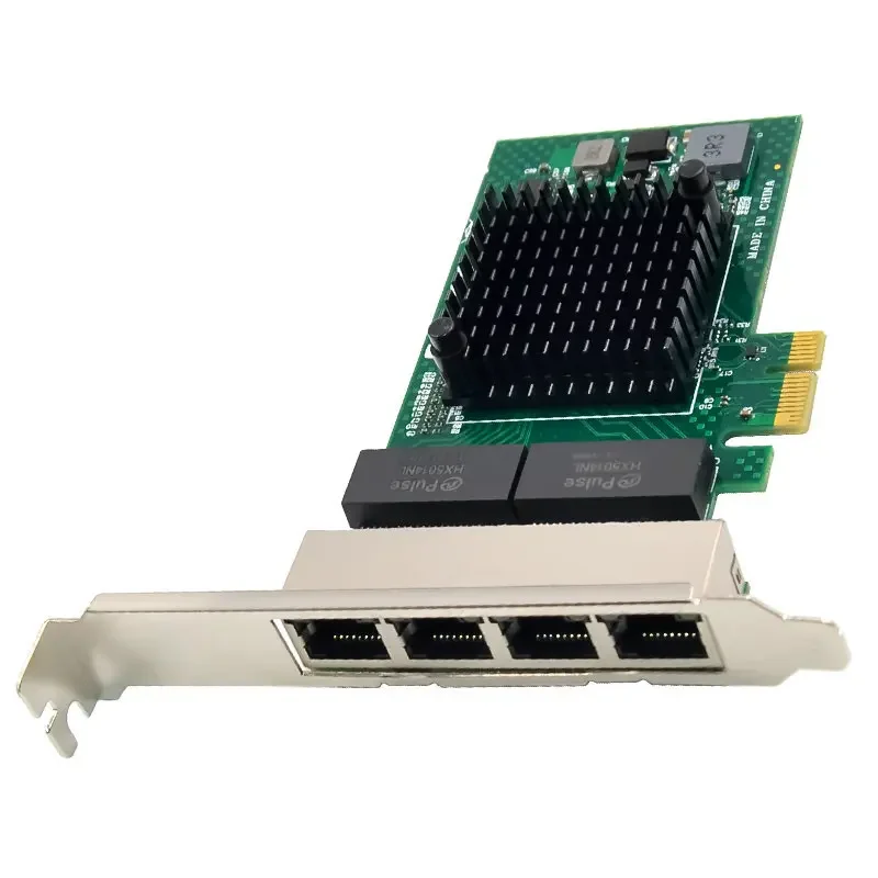 4-Server Port PCI-E Gigabit Ethernet kártya Asztali Számítógép BCM5719 puha útvonal csoport Összesítés . ' - ' . 4