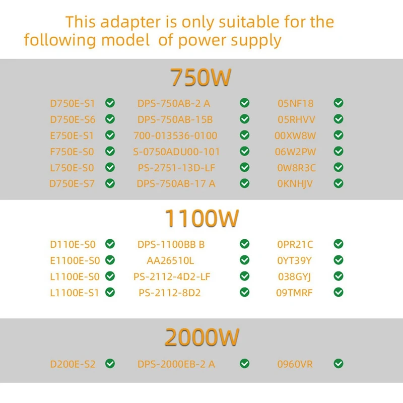 ATX 12 Portok 6Pin Breakout Board Tápegység Átalakító Flash LED TÁPEGYSÉG Dell Szerver 750W 1100W 2000W Bányászati . ' - ' . 1