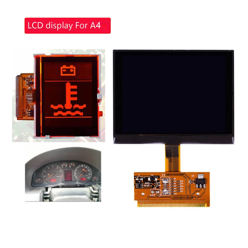 Az A4 (B5) Alkatrészek & Tartozékok LCD Kijelző 1DB 1.5 inch-es 1995-2001 1997-2004 Fekete Műanyag Magas Minőségű, Meleg, Könnyen Telepíthető . ' - ' . 3