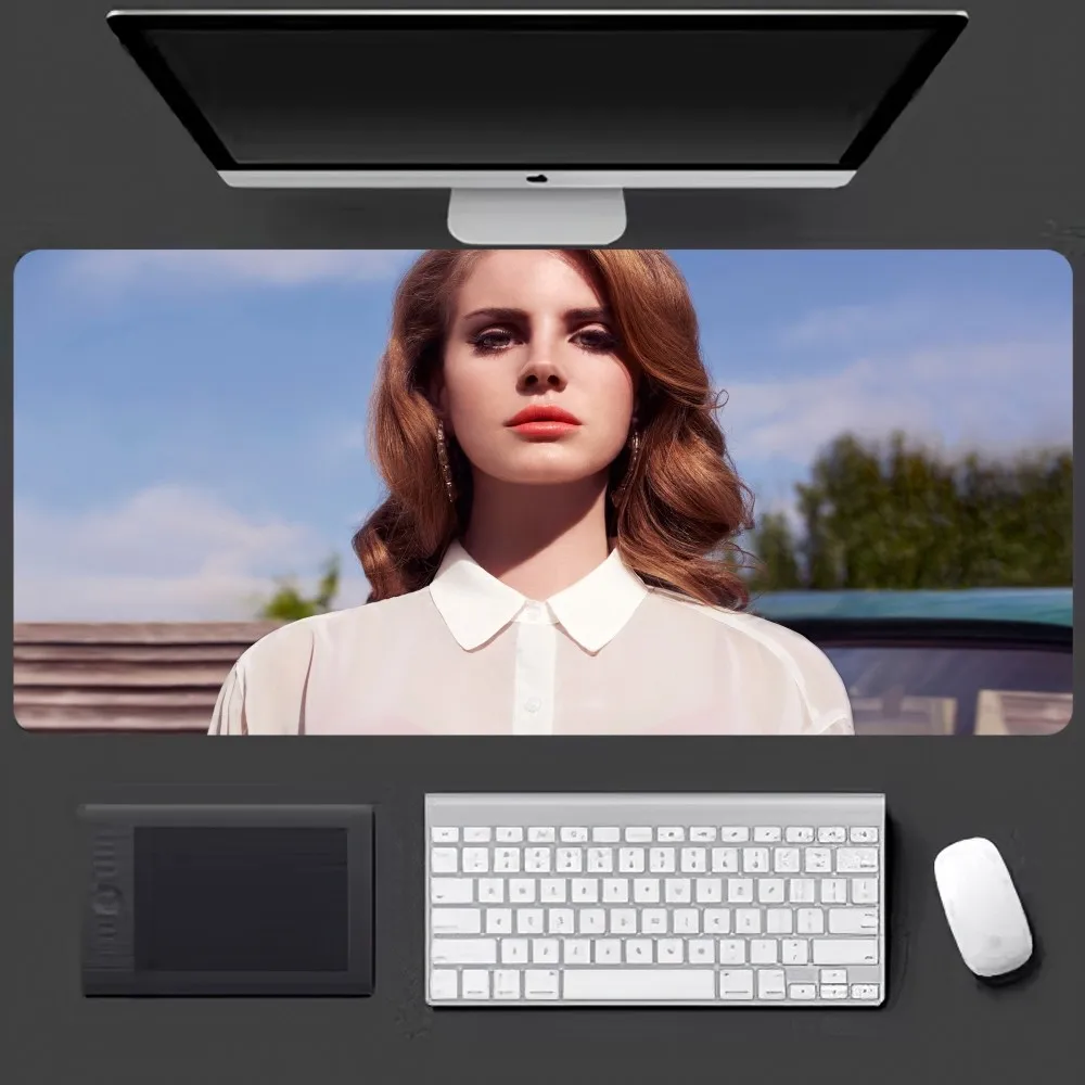 Lana Del Rey a Dögös Énekes Mousepad Nagy Játék Számítási Gamer PC Billentyűzet, Egér, Mat . ' - ' . 1