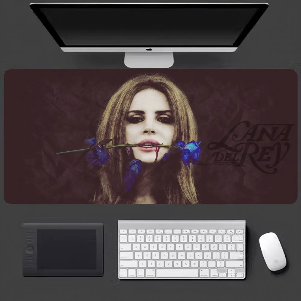 Lana Del Rey a Dögös Énekes Mousepad Nagy Játék Számítási Gamer PC Billentyűzet, Egér, Mat . ' - ' . 2