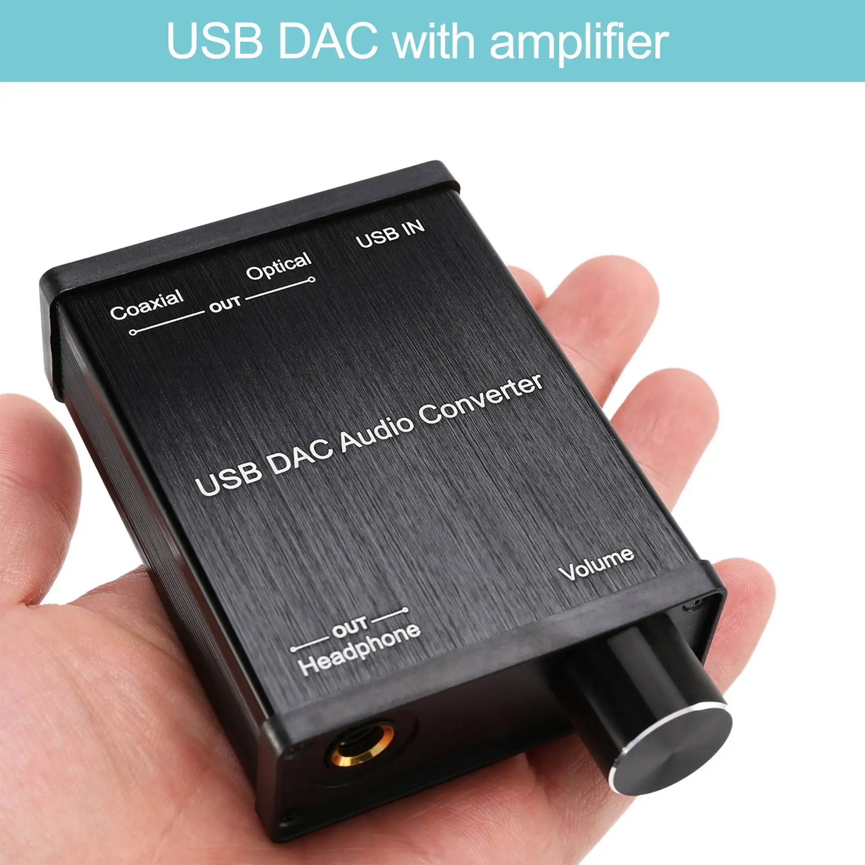 USB-Koaxiális S/PDIF Optikai, 3,5 mm-es/6.3 mm-es Fejhallgató-Átalakító USB DAC Digitális-Analóg Audio Converter for Windows XP . ' - ' . 4